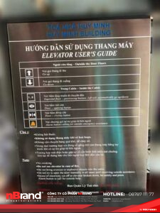 Bảng chỉ dẫn thang máy